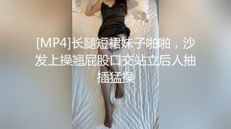 [MP4]长腿短裙妹子啪啪，沙发上操翘屁股口交站立后人抽插猛操