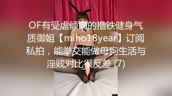 OF有受虐倾向的撸铁健身气质御姐【miho18year】订阅私拍，能拳交能做母狗生活与淫贱对比很反差 (7)