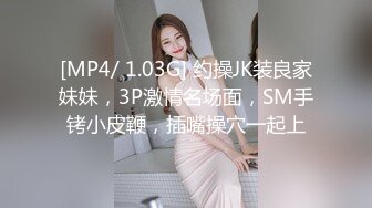 [MP4/ 1.03G] 约操JK装良家妹妹，3P激情名场面，SM手铐小皮鞭，插嘴操穴一起上