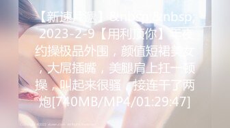 【新速片遞】&nbsp;&nbsp; 2023-2-9【用利顶你】年夜约操极品外围，颜值短裙美女，大屌插嘴，美腿肩上扛一顿操，叫起来很骚，接连干了两炮[740MB/MP4/01:29:47]