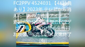 FC2PPV 4524031 【4K特典あり】2023年 テレビから消えた”あの清純派アイドル”素顔完全公開で衝撃のFC2デビュー。約80分間の生性行為映像。※売り切れ次第終了 [有]